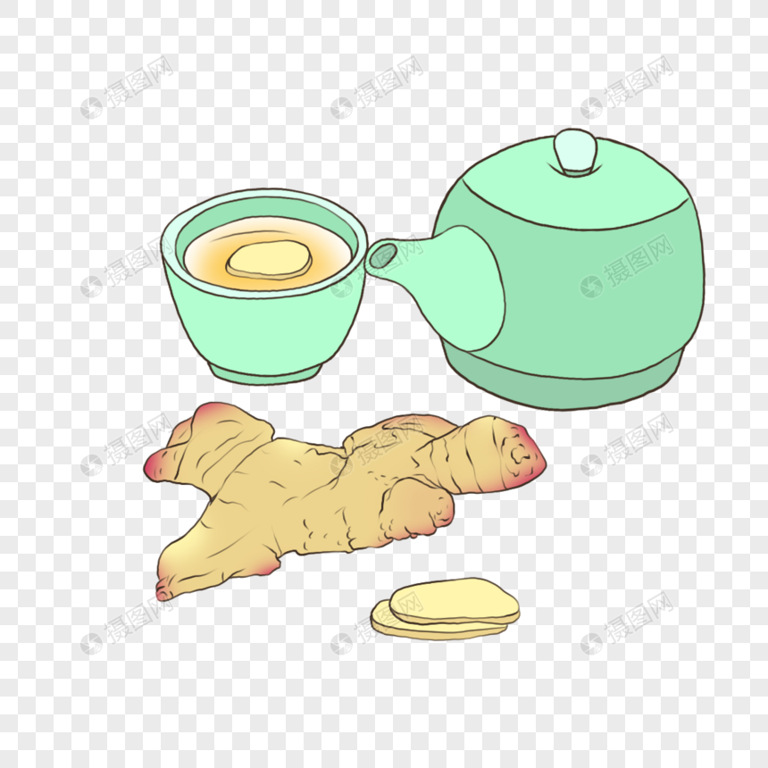 可商用三伏姜茶