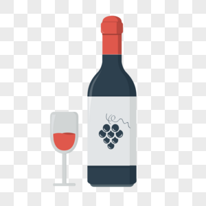 葡萄酒酒杯图标免抠矢量插画素材图片