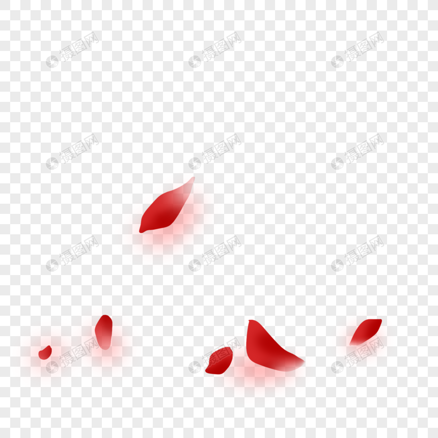 红色花瓣图片