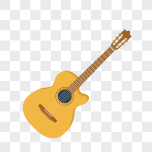 乐器吉他图标免抠矢量插画素材高清图片