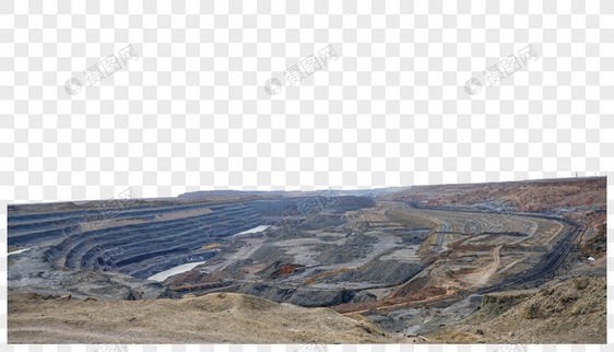 煤矿坑图片