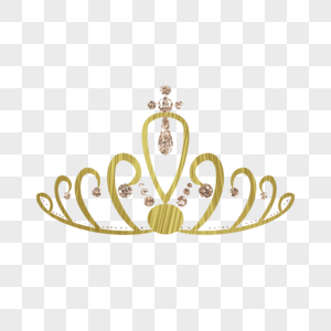 金色皇冠花纹图片