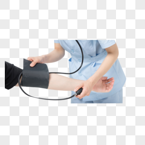 护士量血压图片