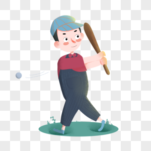 打棒球打棒球的男孩高清图片