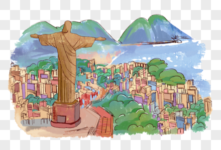 里约热内卢建筑巴西高清图片