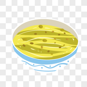 一碗绿豆汤手绘绿豆汤高清图片