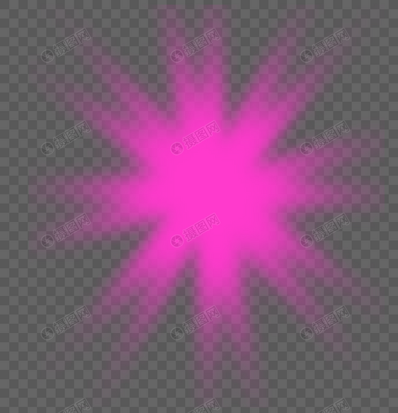 紫色几何对称光效图片