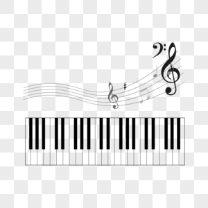 钢琴底纹音乐节音符钢琴高清图片