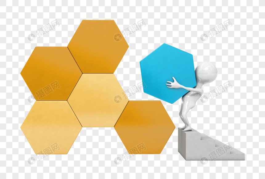 创意小人场景图片