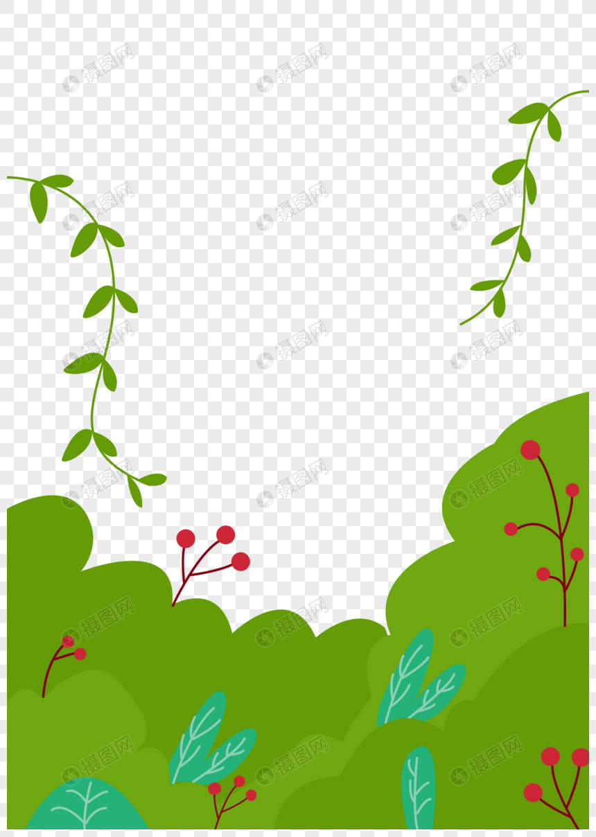 植物花卉边框001图片