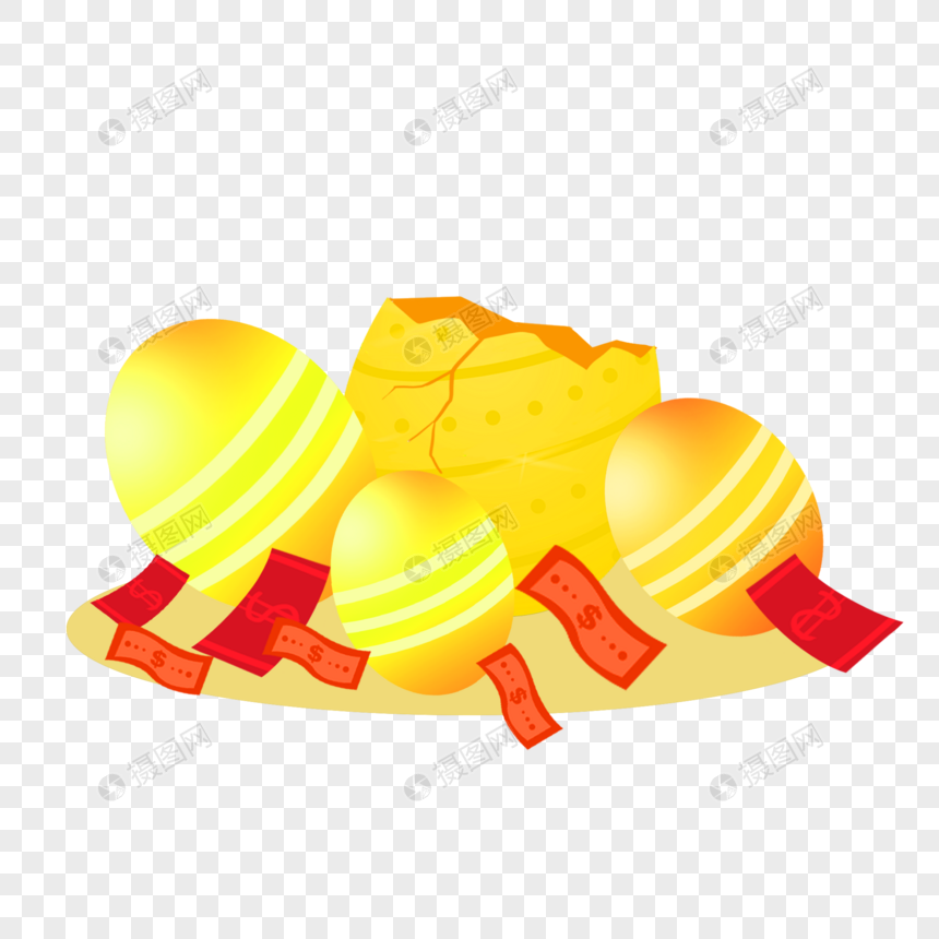 手绘砸金蛋
