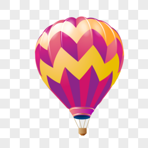 装饰热气球海报开学高清图片