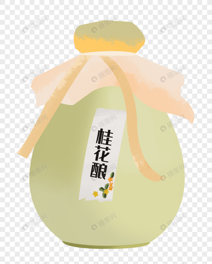 中国风桂花酒