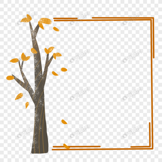 树木边框图片