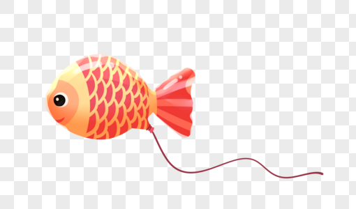 鱼形气球图片