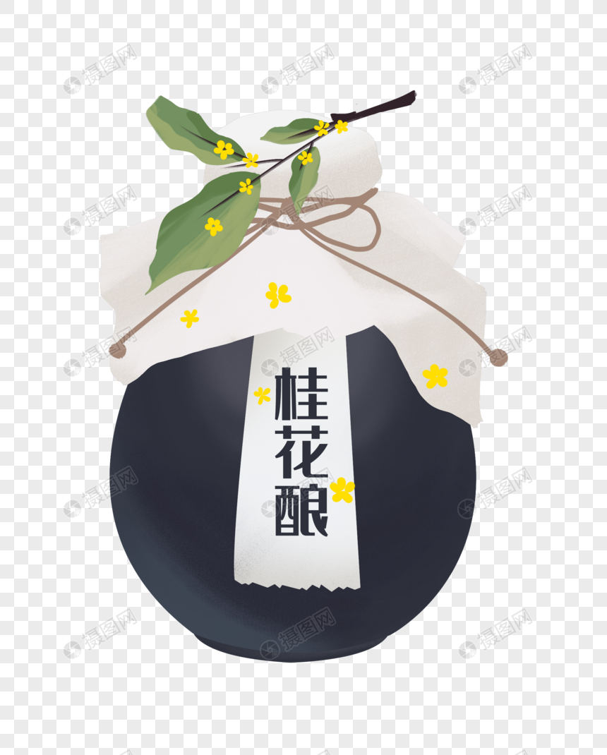 中国风桂花酒
