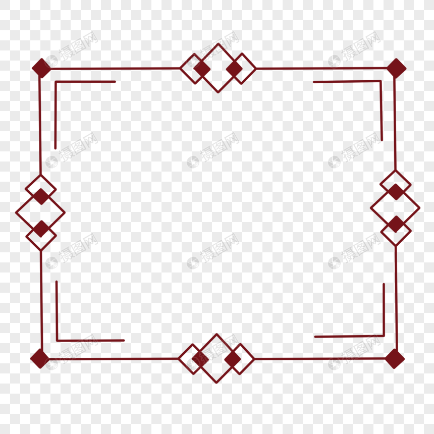 中式边框图片