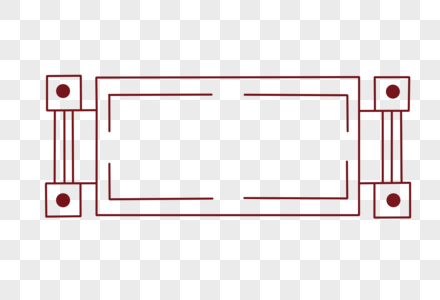 创意中式边框高清图片
