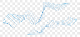 蓝色渐变波浪形科技未来矢量线条图片