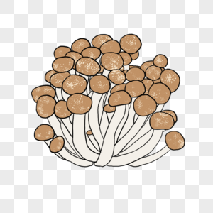 蟹菇蘑菇元素图片