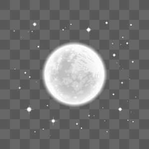 月亮星空中秋月球背景高清图片