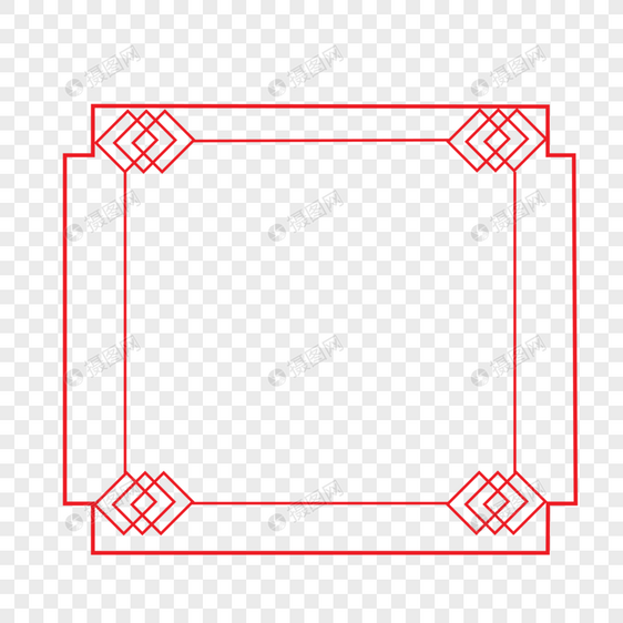 中式边框图片