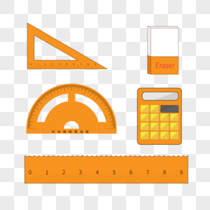 高精确标准学习用具量角器直尺 正确版高清图片
