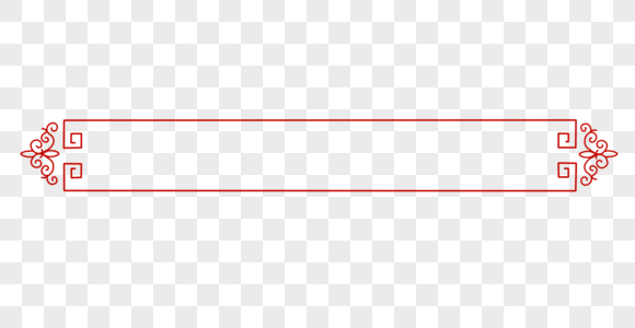 中式边框h5边框素材高清图片