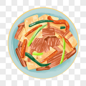 川菜炒回锅肉图片