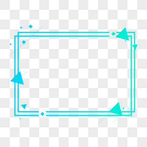 简约渐变几何边框高清图片