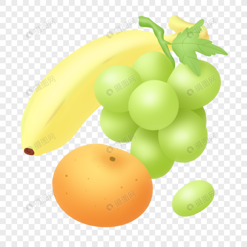 葡萄橘子香蕉