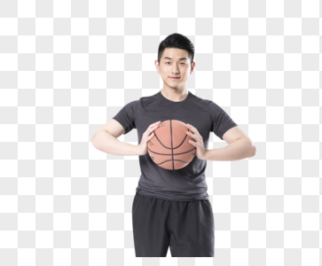 打篮球的运动男性单人高清图片素材
