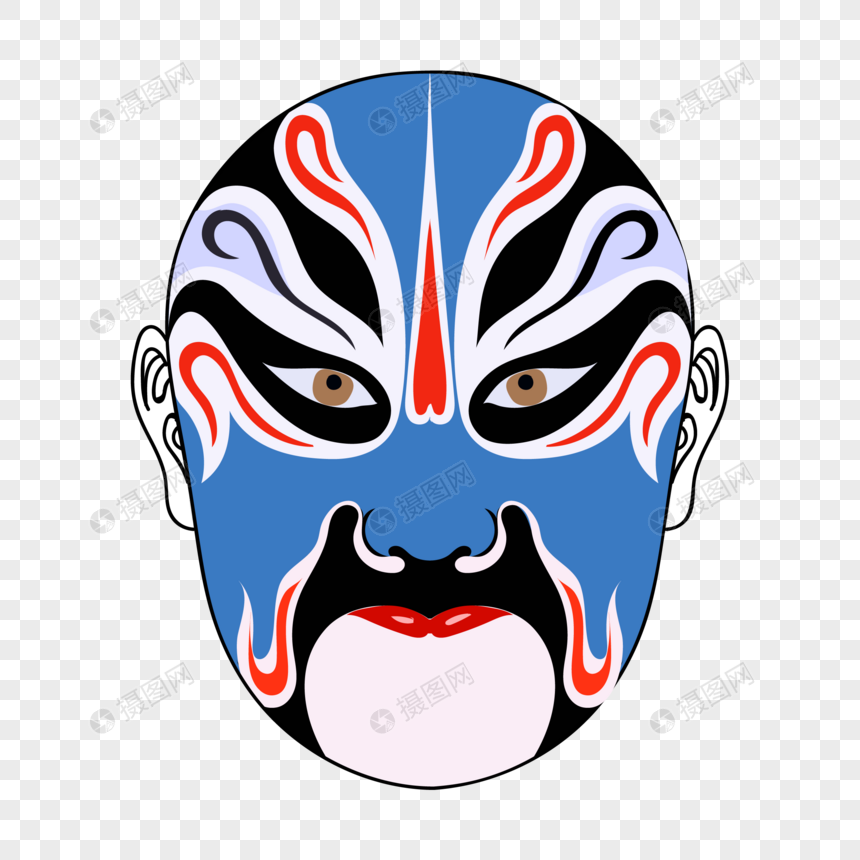 脸谱吕蒙