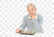 老年人下棋图片