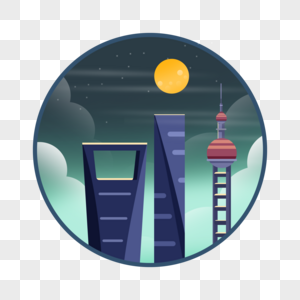 上海上海中心大厦夜景高清图片