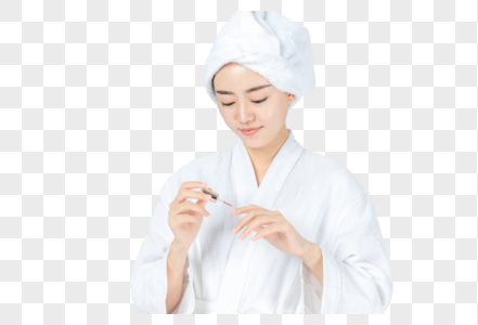 浴巾美女图指甲油图片