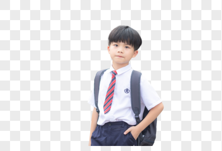 小学生上学图片