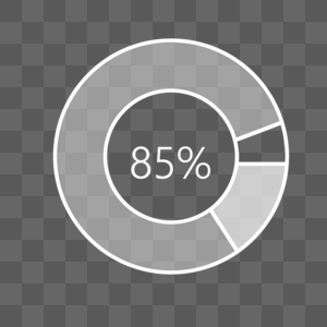 演示文稿数据分析百分比等级图元素图片