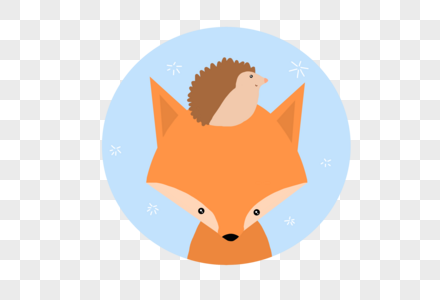 狐狸与刺猬图片