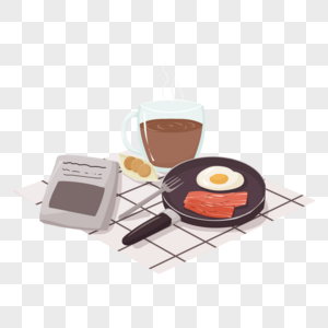 厨房生活做菜厨具家居舒适早餐咖啡煎蛋图片