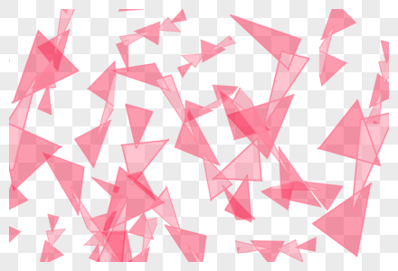 粉色几何三角卡通底纹图案图片