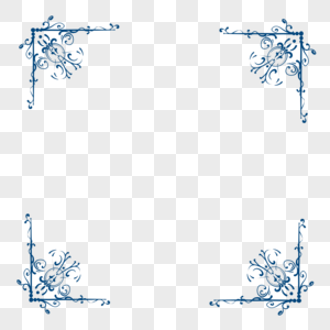 欧式古典复古边框花纹装饰图案图片