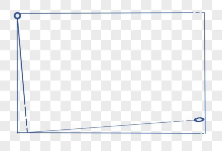 蓝色简约办公商务边框图片