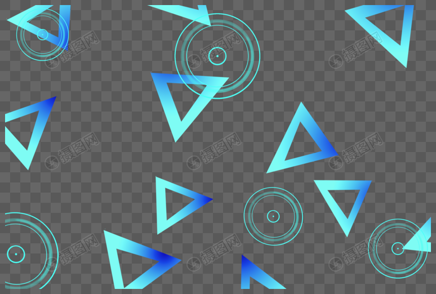 科技感渐变蓝色底纹几何图案装饰图片