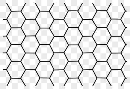 蜂窝六边形六边形标题栏高清图片