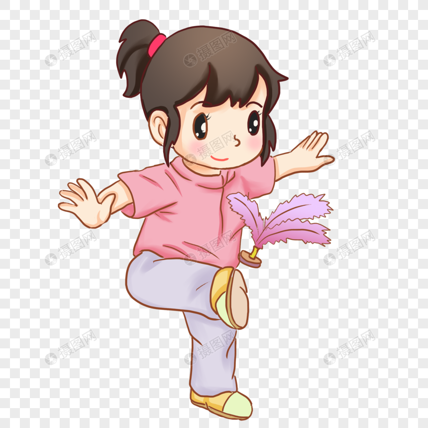 踢毽子