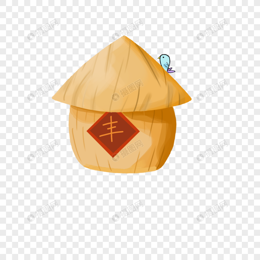 手绘粮仓