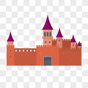 卡通大型城堡图片