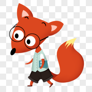 小狐狸去上学图片
