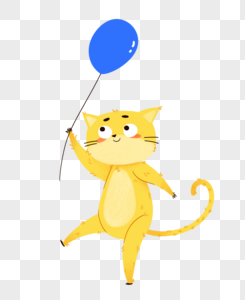 动物可爱橘猫拿起球图片